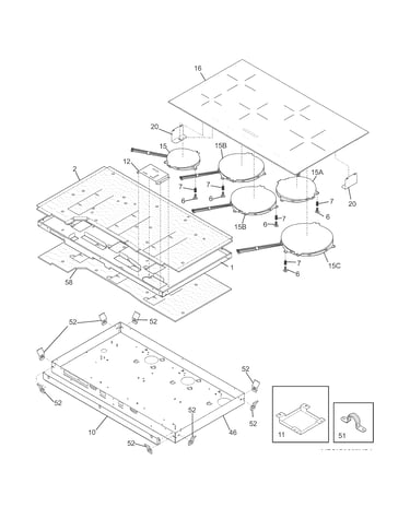 Maintop/surface units