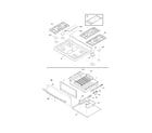 Frigidaire CPGF3081KFM top/drawer diagram