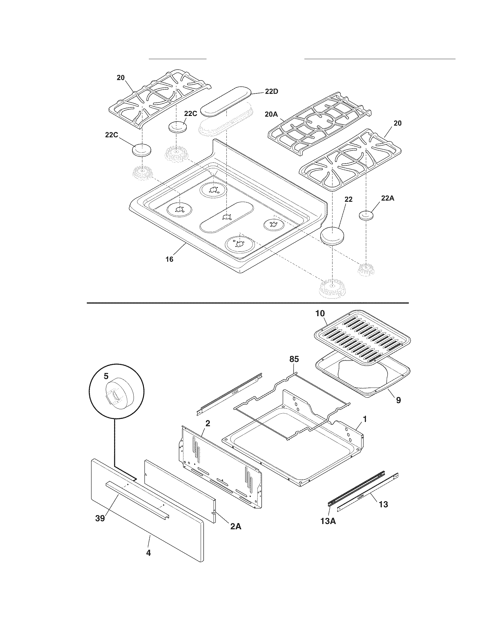 Top/drawer