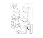 Frigidaire FPRH19D7LF1 cabinet diagram