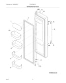 Refrigerator door