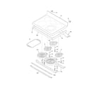 Kenmore Elite 79097513100 maintop diagram