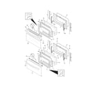 Kenmore Elite 79097519100 doors diagram