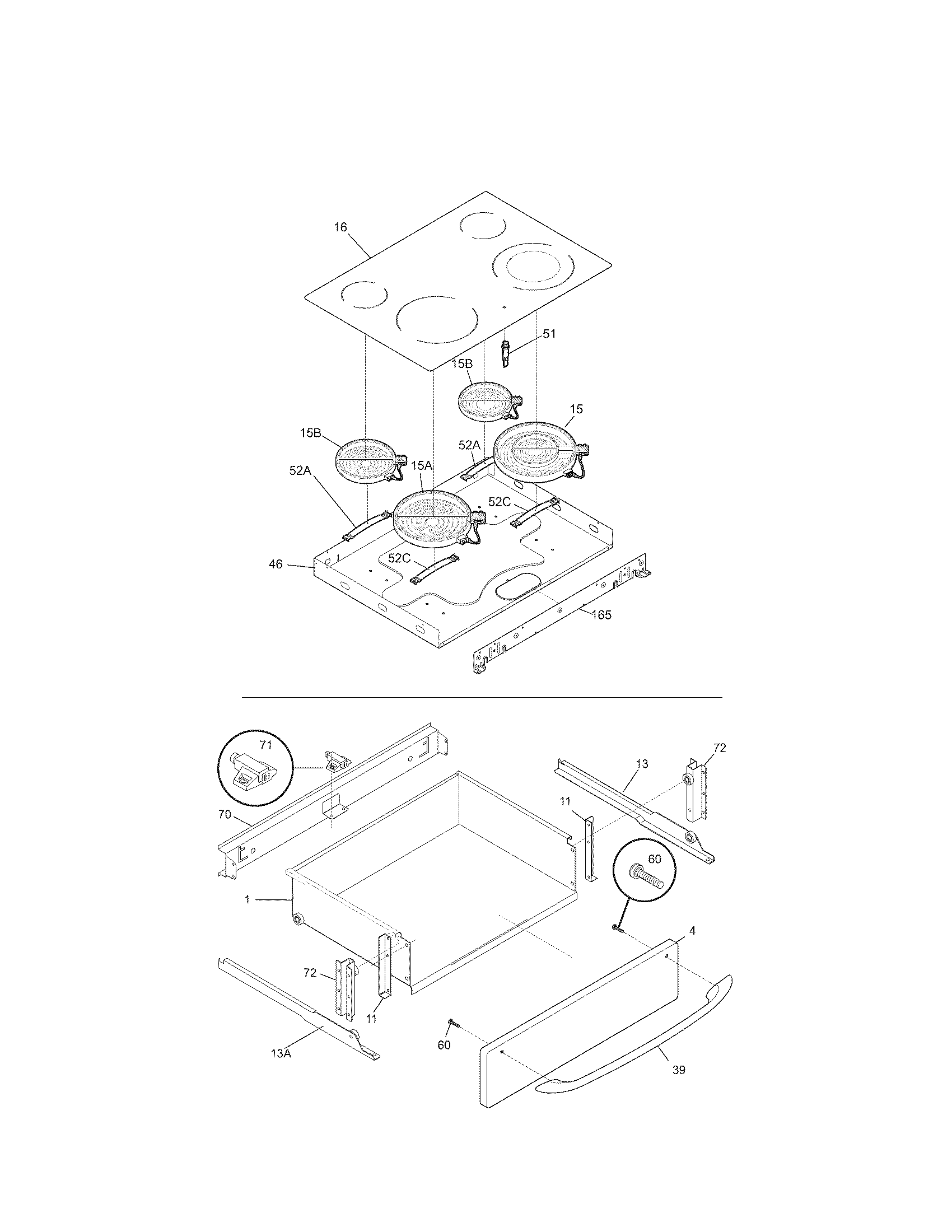 Top/drawer