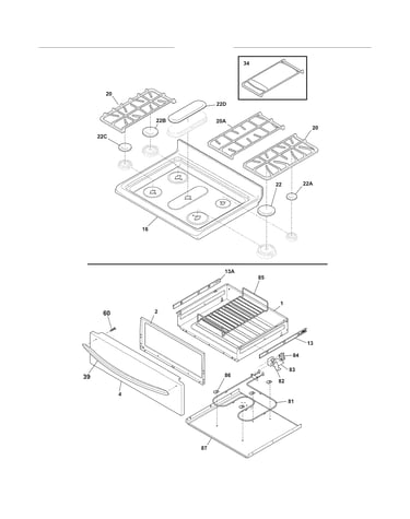 Top/drawer