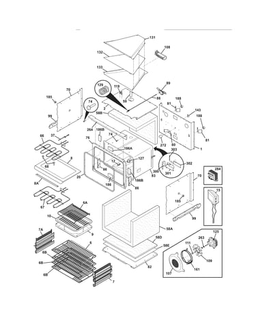 Upper oven