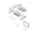 Frigidaire FPHN2899LF3 freezer drawer, baskets diagram