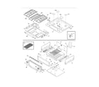 Electrolux EI30DS55JS3 top/drawer diagram
