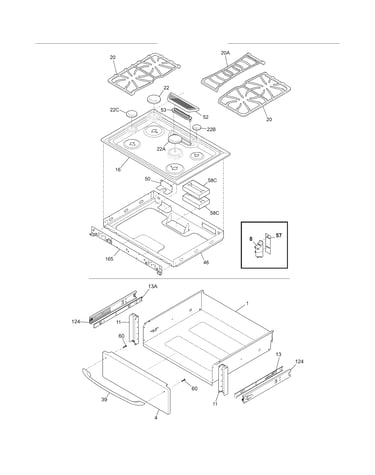 Top/drawer