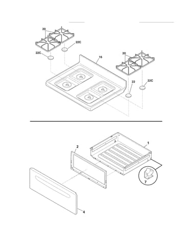 Top/drawer