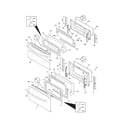 Kenmore 79078019001 doors diagram