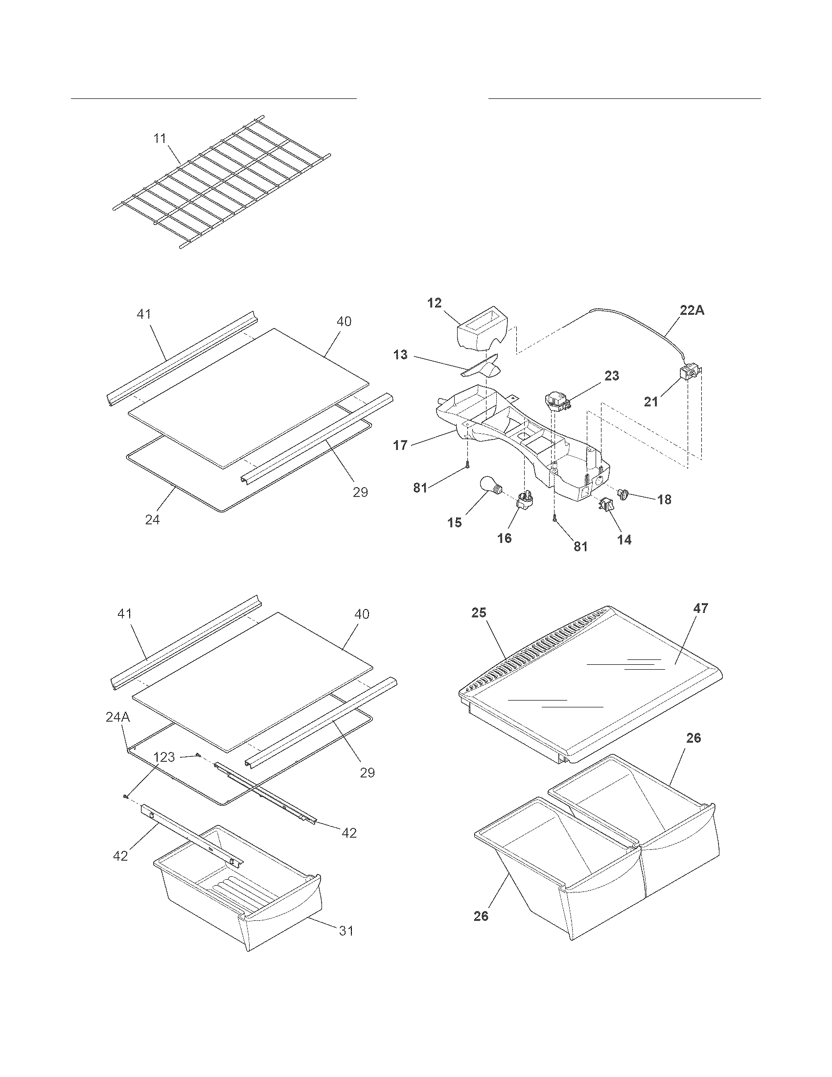 Shelves