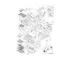 Frigidaire CGEF304DKF3 body diagram