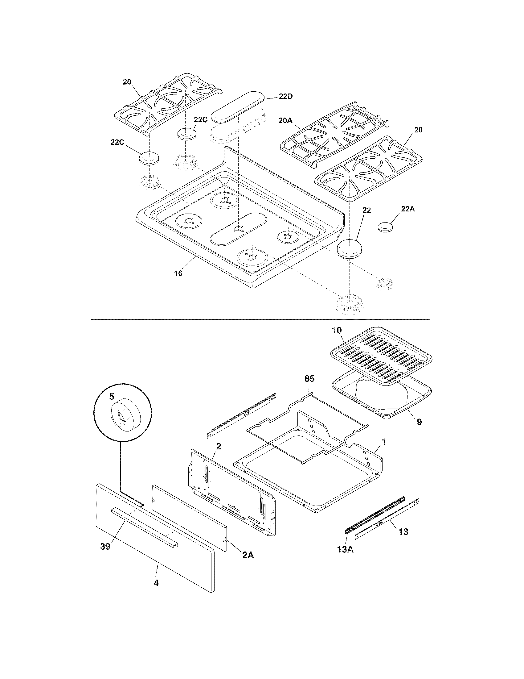 Top/drawer
