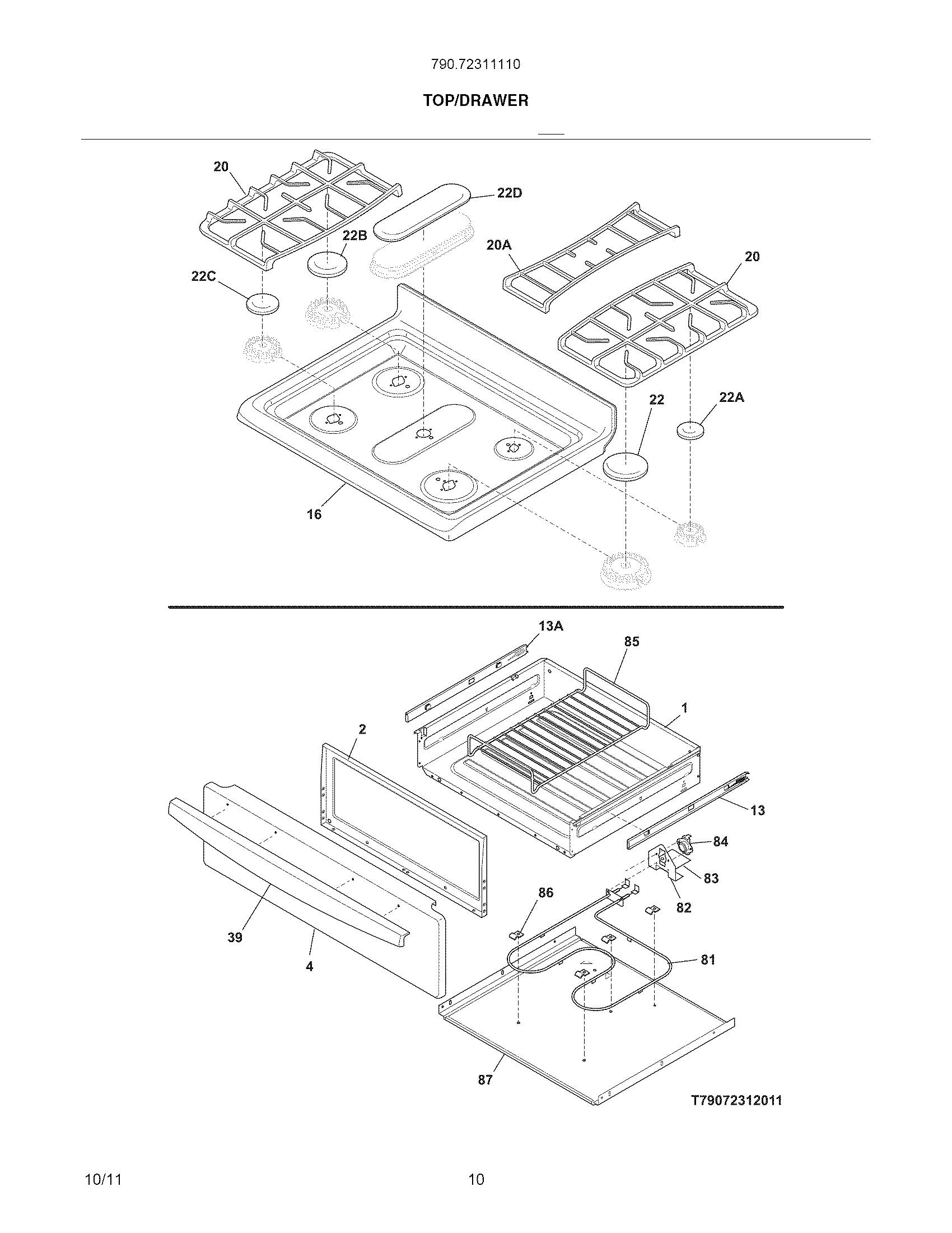 Top/drawer