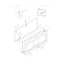 Kelvinator KFC13M5LW3 door diagram