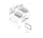 Frigidaire FGHF2344ME1 freezer drawer - basket diagram