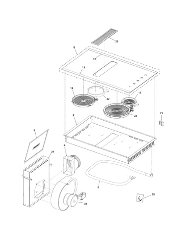 Main top/surface units