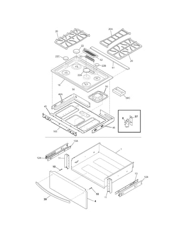 Top/drawer