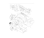 Frigidaire FRS6HR45KS6 ice container diagram