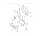 Frigidaire CFES3035LS3 door diagram