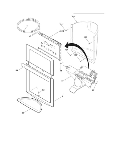 Ice & water dispenser