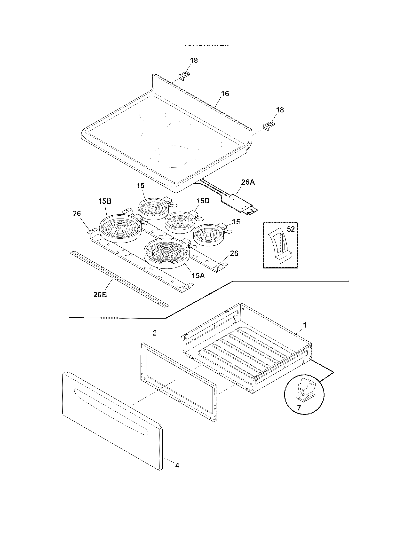 Top/drawer