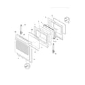 Frigidaire LEEF3021MSB door diagram