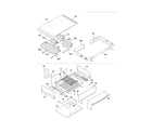 Frigidaire CPES3085KF5 top/drawer diagram