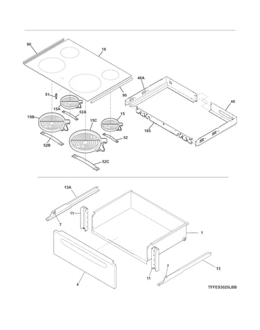 Top/drawer