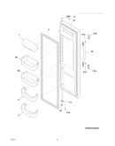 Refrigerator door