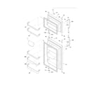 Frigidaire FFTR1715LB9 doors diagram