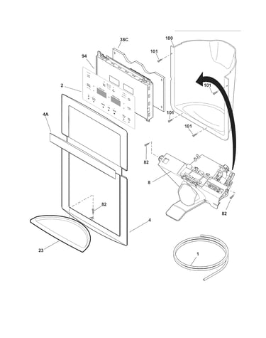 Ice & water dispenser