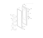 White-Westinghouse WWSS2601KW7 refrigerator door diagram