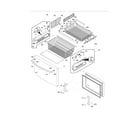 Crosley CFD28WIW5 freezer drawer - basket diagram
