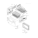 Crosley CFD28WIB6 freezer drawer - basket diagram