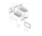 Frigidaire FPHF2399MF3 freezer drawer/baskets diagram