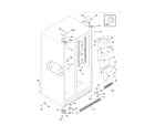 Crosley CRSH268MB3 cabinet diagram