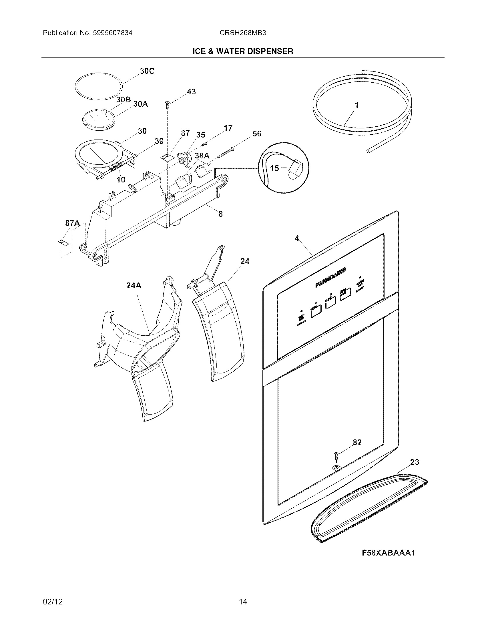 Ice & water dispenser