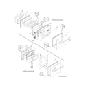Kenmore 79040619802 doors diagram
