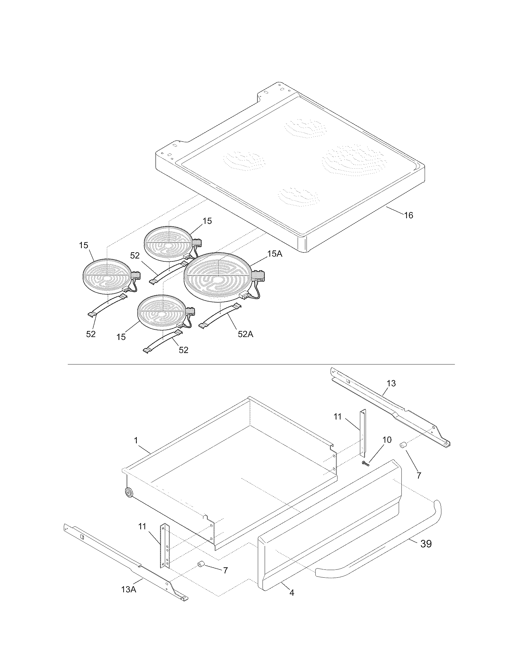 Top/drawer