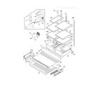 Frigidaire FGUB2642LE6 shelves diagram