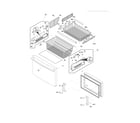 Frigidaire FPHG2399MF4 freezer drawer - basket diagram