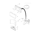 Electrolux E23BC78IPSB controls & ice dispenser diagram