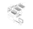 Electrolux EW28BS71ISF freezer drawer - basket diagram