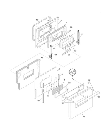 Oven door