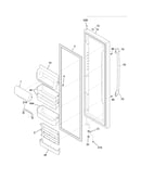 Refrigerator door