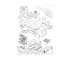 Frigidaire FGES3065KWF body diagram