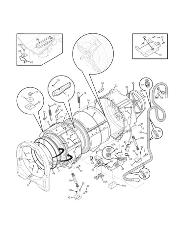 Motor/tub