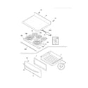 Frigidaire LGEF3045KFH top/drawer diagram